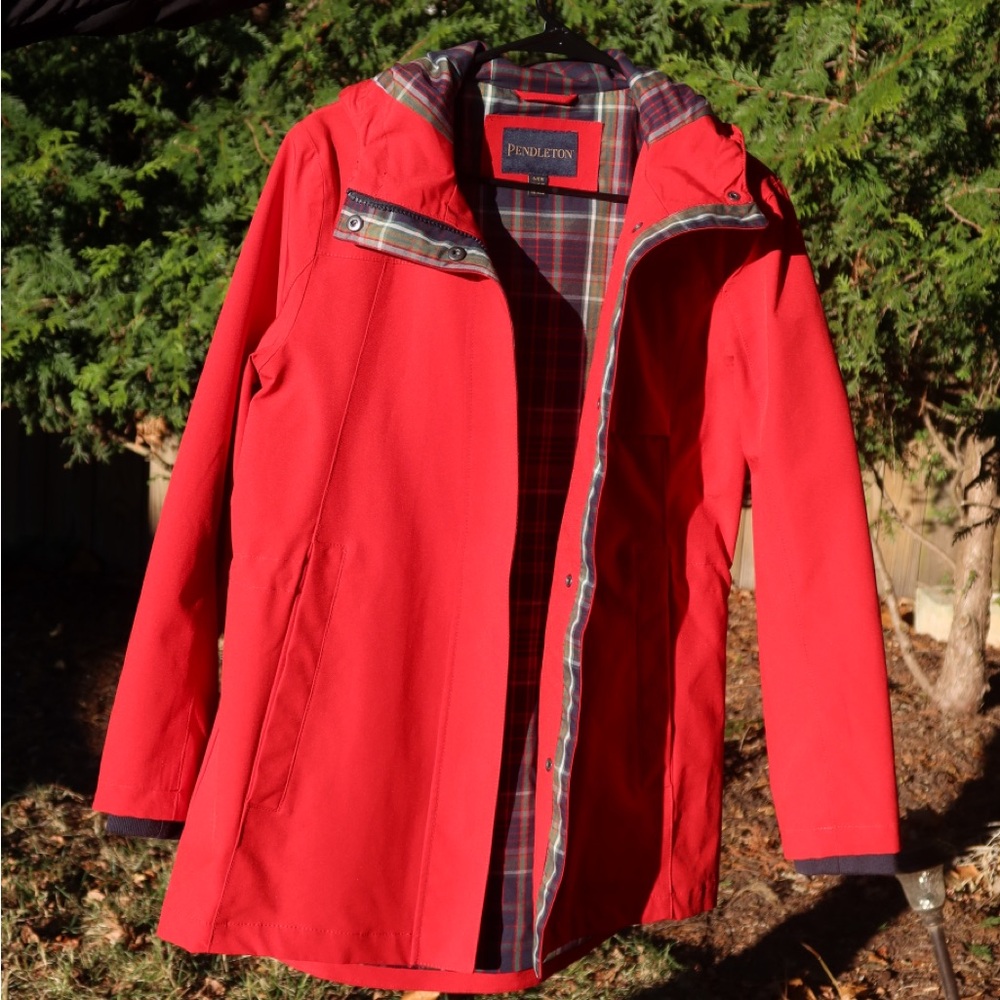 Pendleton Red and Blue Plaid Jacket